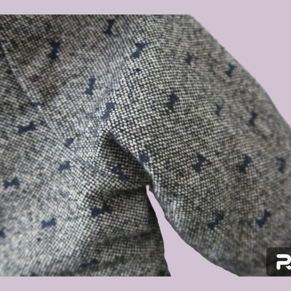 Osh Kosh B'Gosh style B216js1-sa kids peacoat jacket hoodie bow in back metallic - Picture 2 of 11